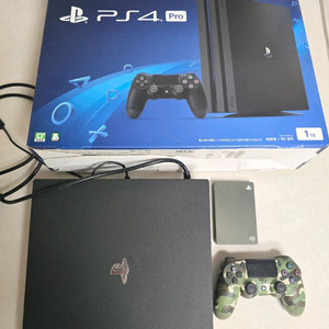 PS4 Pro 1TB 풀박(외장하드 포함)