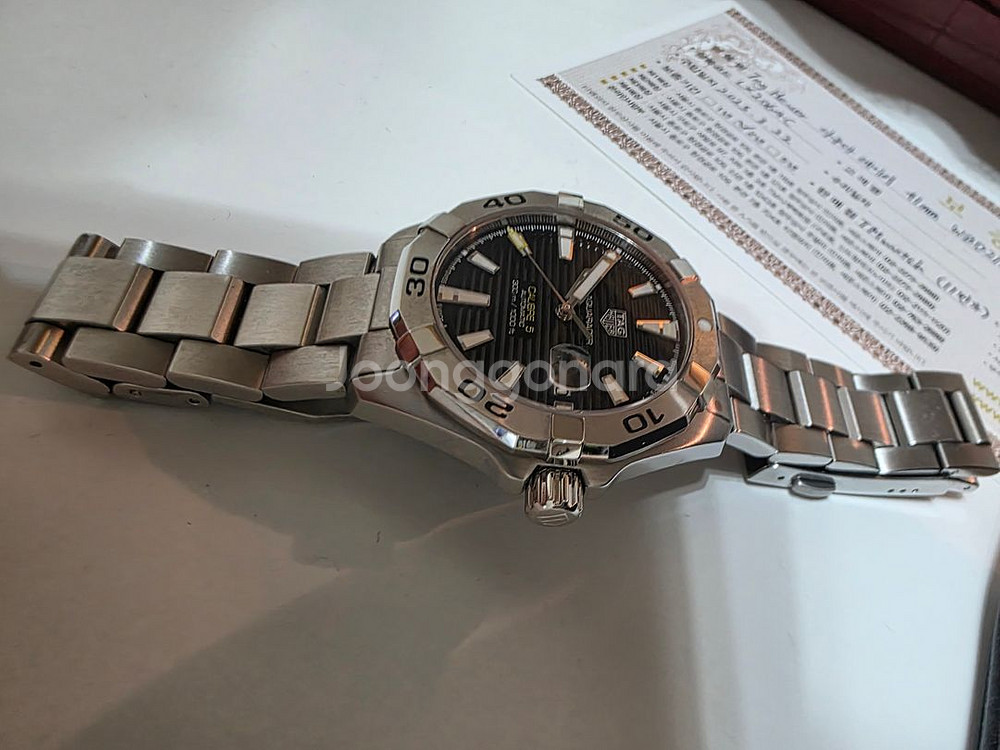 태그호이어 아쿠아레이서 41mm WBD2110-0(중고--5