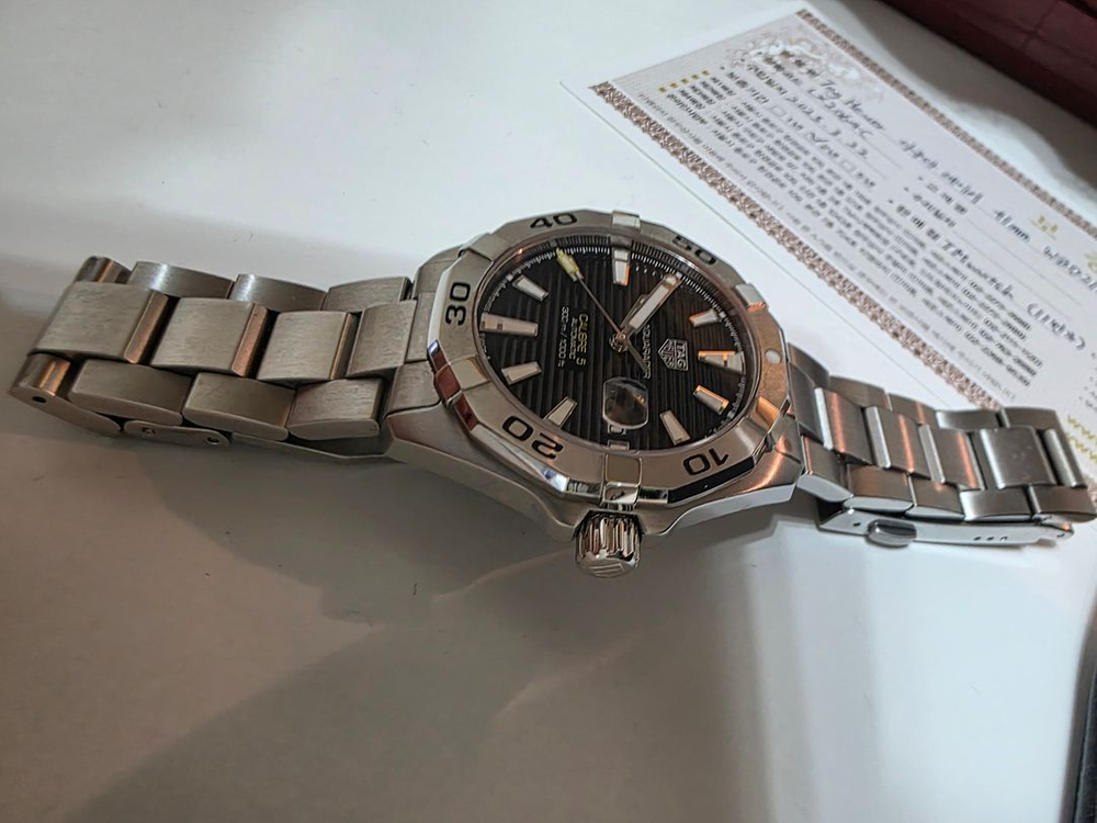 태그호이어 아쿠아레이서 41mm WBD2110-0(중고 이미지