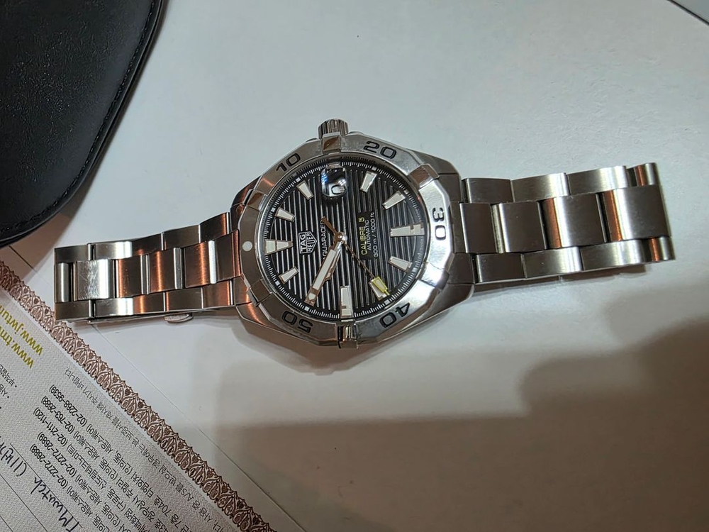 태그호이어 아쿠아레이서 41mm WBD2110-0(중고 이미지
