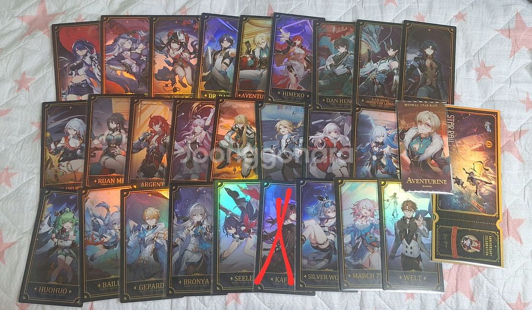 붕괴스타레일 한정판 캐릭터 공식티켓--0