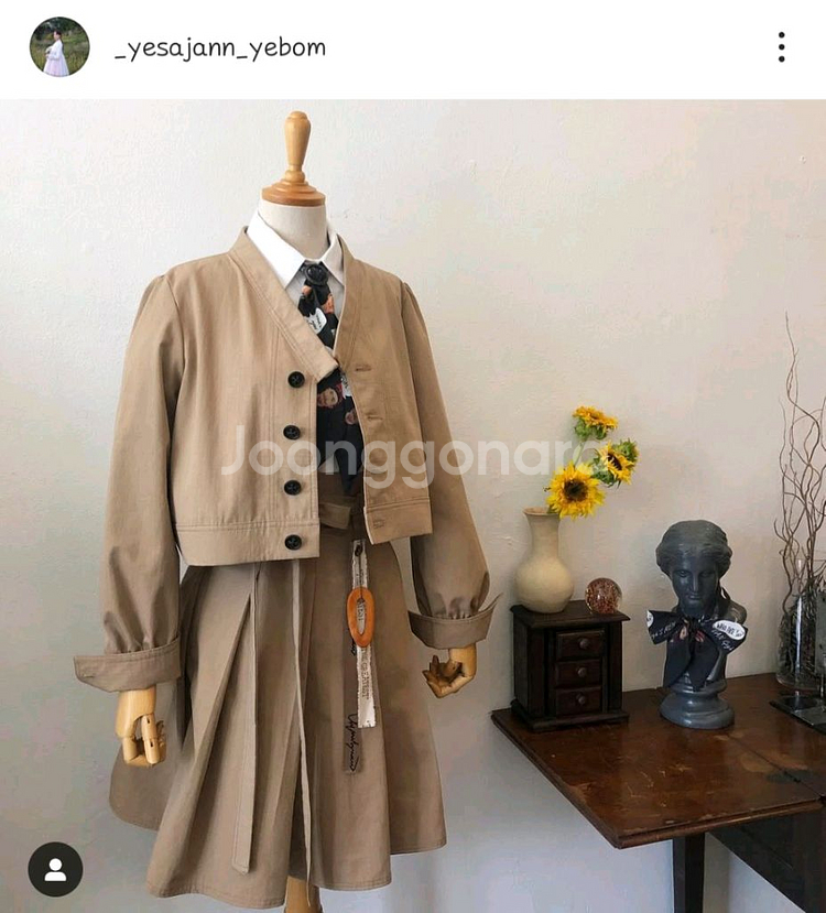 생활한복 예봄양품 올풀셋 여름과겨울사이 베이지--1