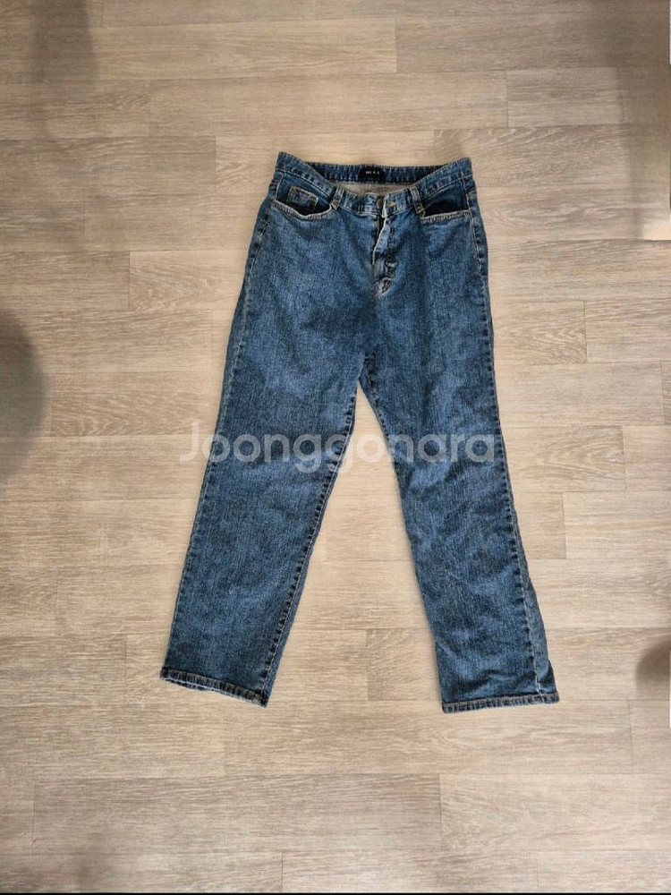 육육걸즈 일자핏 청바지 XL (여유로운스판일자데님P)--1