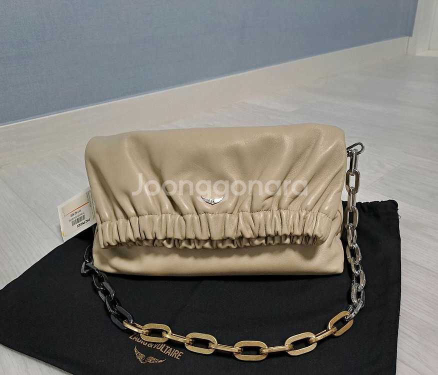 쟈딕앤볼테르 록키씸백 (베이지색상) 새상품--0