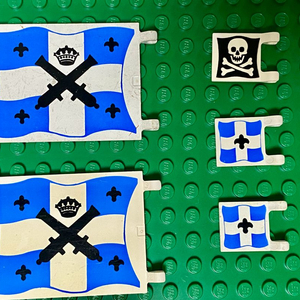 올드 레고 정부군 해적 대형 소형 깃발
