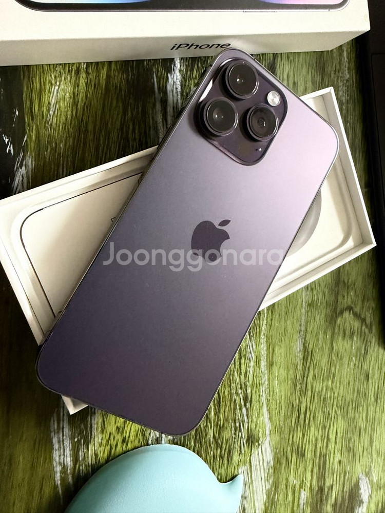 아이폰 14 프로맥스 128GB 딥퍼플--2