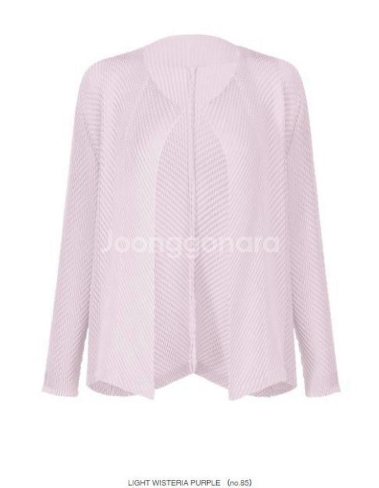 이세이미야케 롬버스 가디건 라이트 위스테리아 퍼플 2--0