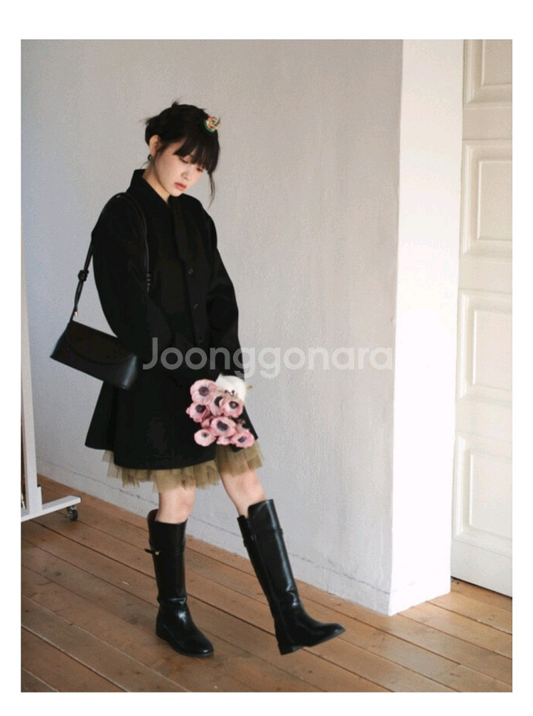 생활한복 한땀한땀 혜설 울저고리 코트+샤스커트--1