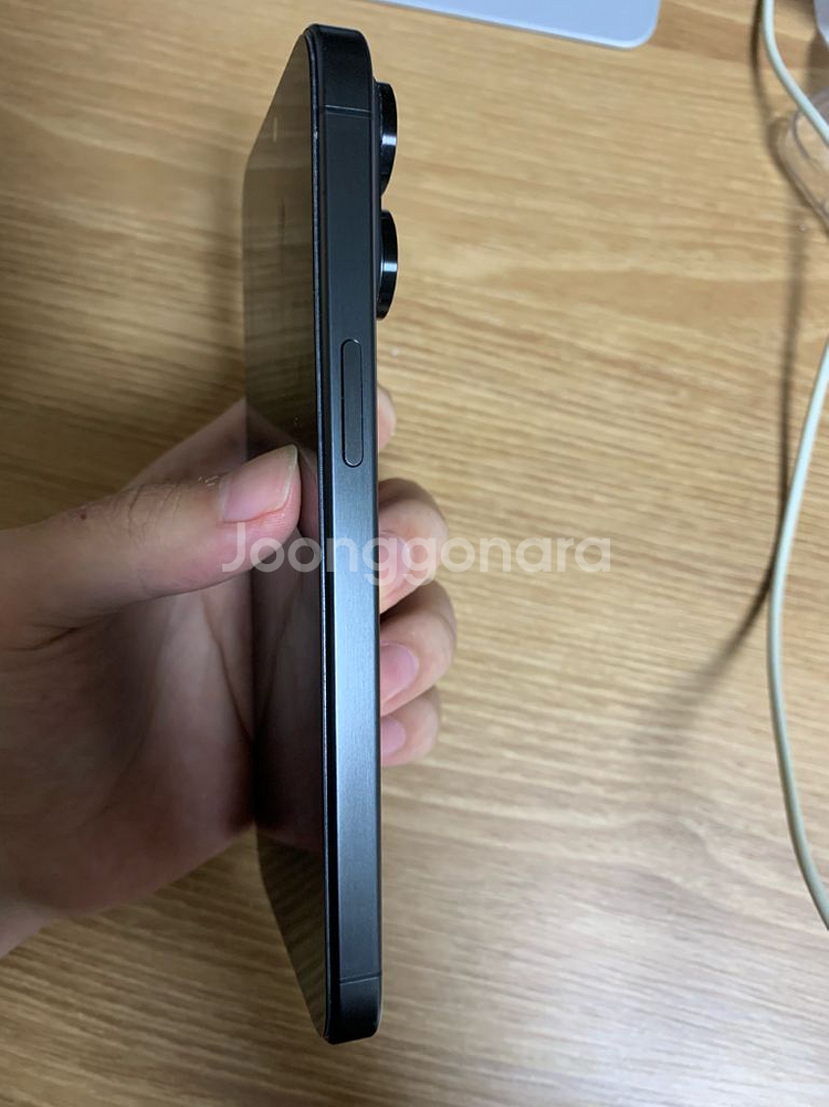 아이폰15프로맥스 256GB 자급제 블랙--5