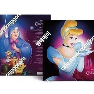 신데렐라 ost lp 컬버반(미개봉/디즈니100주년)