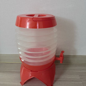 캠핑 자바라 물통