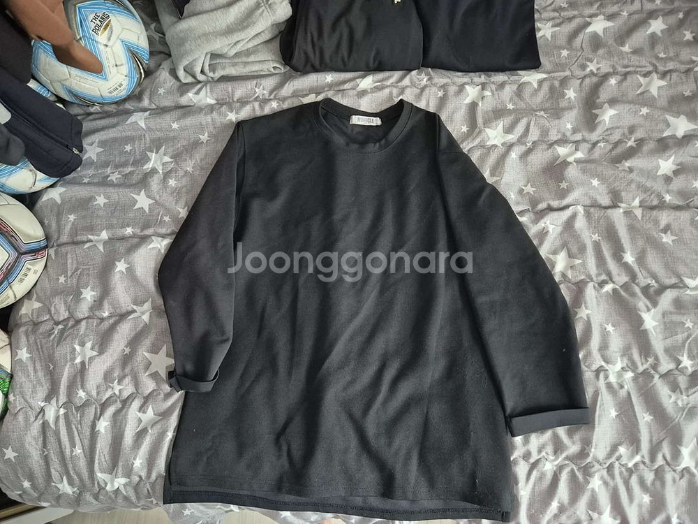 MONOCLE 블랙 긴팔 티셔츠 free--0