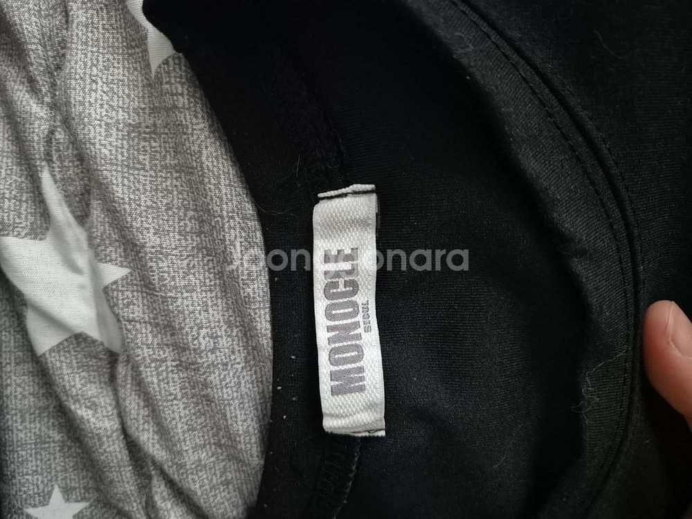 MONOCLE 블랙 긴팔 티셔츠 free--2