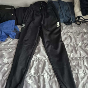 험멜 트레이닝 바지 블랙 xl
