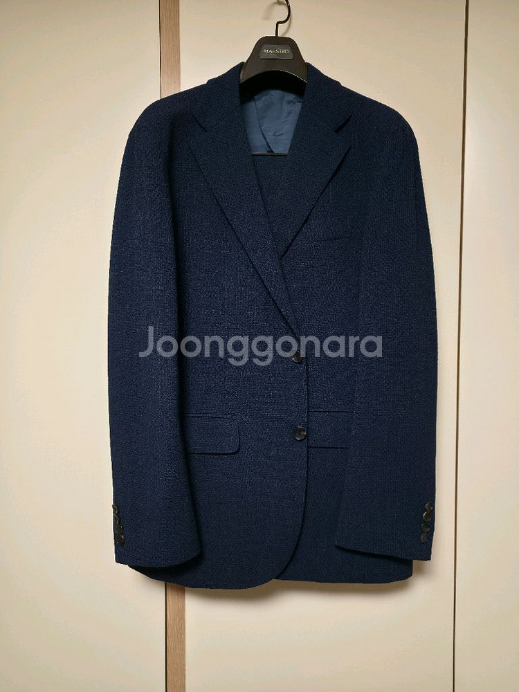 마에스트로 타키자와 시게루 춘하 네이비 수트 52--0