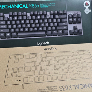 로지텍 k835 TKL 알루미늄 기계식 키보드 리니어