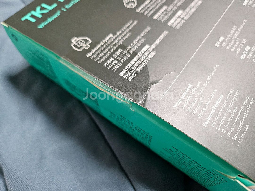 로지텍 k835 TKL 알루미늄 기계식 키보드 리니어--3