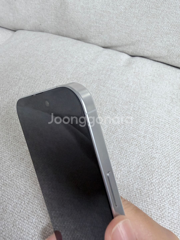 아이폰 16 프로 화이트 128g (카메라 무음)--5