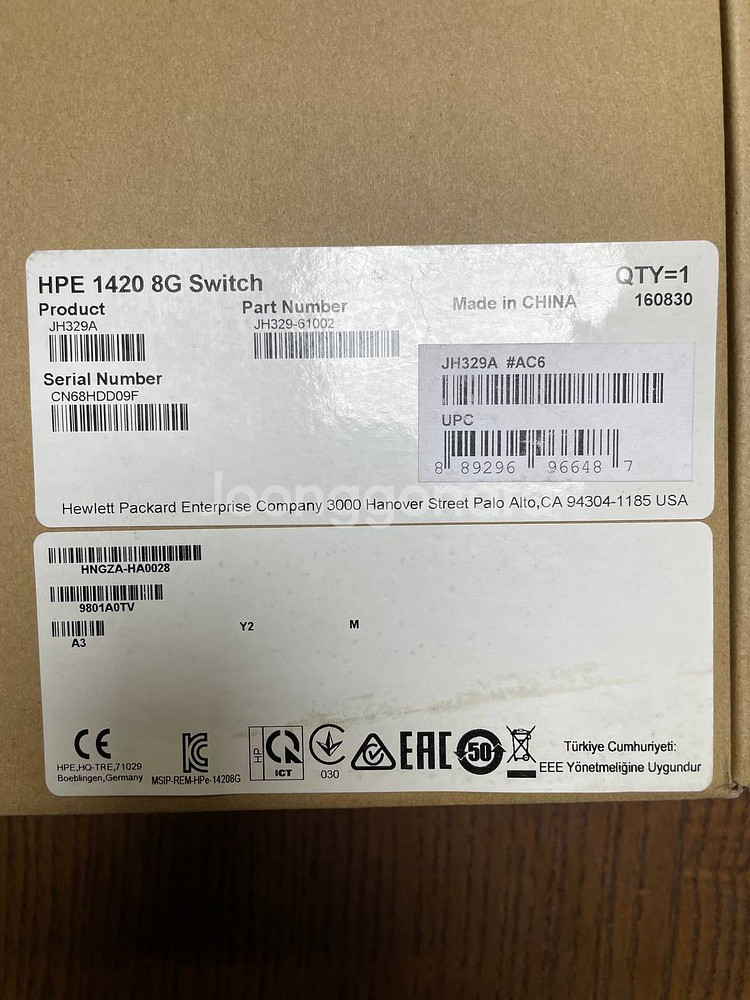 HPE Aruba 1420-8G (스위치 허브)--0