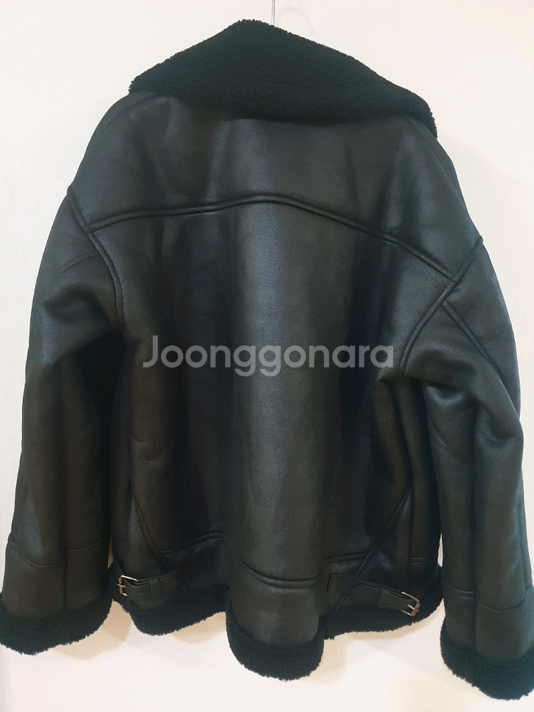 무스탕 블랙 새상품--1