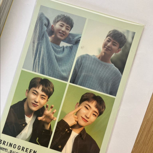 브링그린 특전 세븐틴 호시 네컷 사진