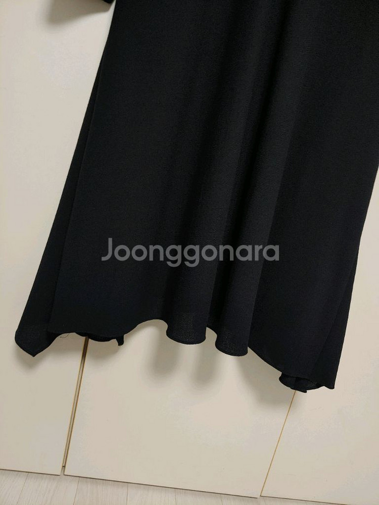 한섬 SJSJ 2021 니트배색 울원피스 *밸트없음*--6