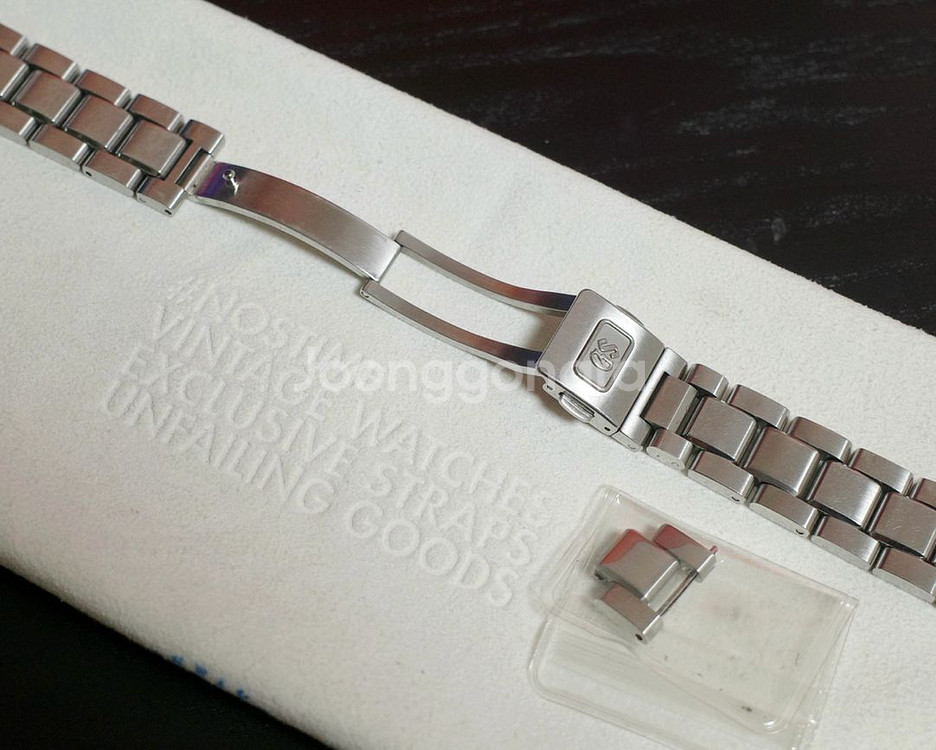 그랜드세이코 19mm 메탈 브레이슬릿 스트랩--0