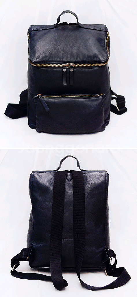 만다리나덕 MD 클래스 이태리 가죽 백팩 (최지우백팩)--1
