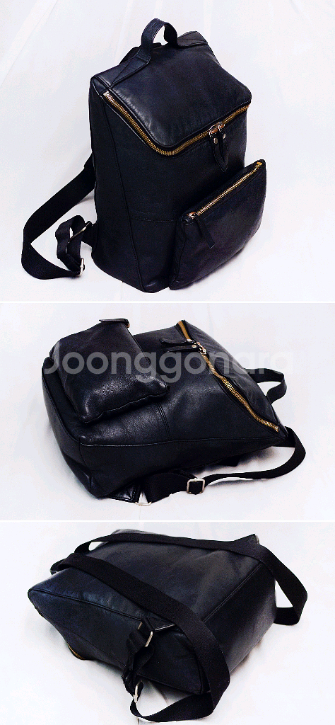 만다리나덕 MD 클래스 이태리 가죽 백팩 (최지우백팩)--2