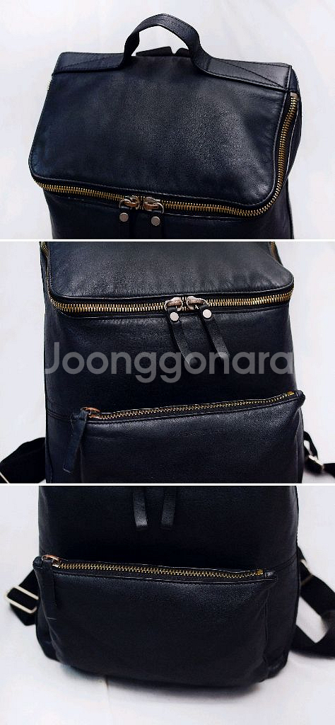 만다리나덕 MD 클래스 이태리 가죽 백팩 (최지우백팩)--3