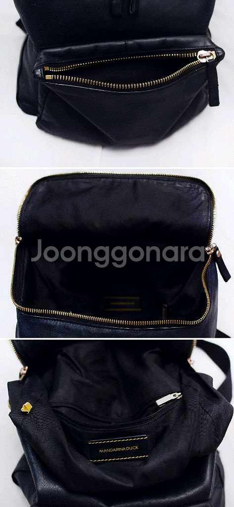 만다리나덕 MD 클래스 이태리 가죽 백팩 (최지우백팩)--5