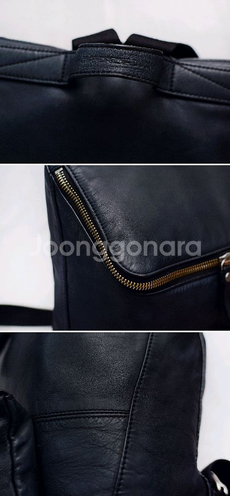 만다리나덕 MD 클래스 이태리 가죽 백팩 (최지우백팩)--6