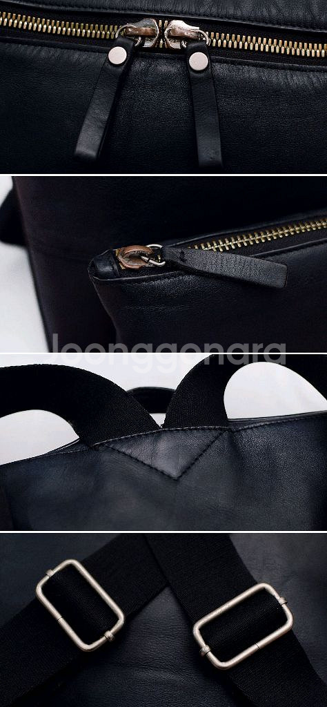 만다리나덕 MD 클래스 이태리 가죽 백팩 (최지우백팩)--8