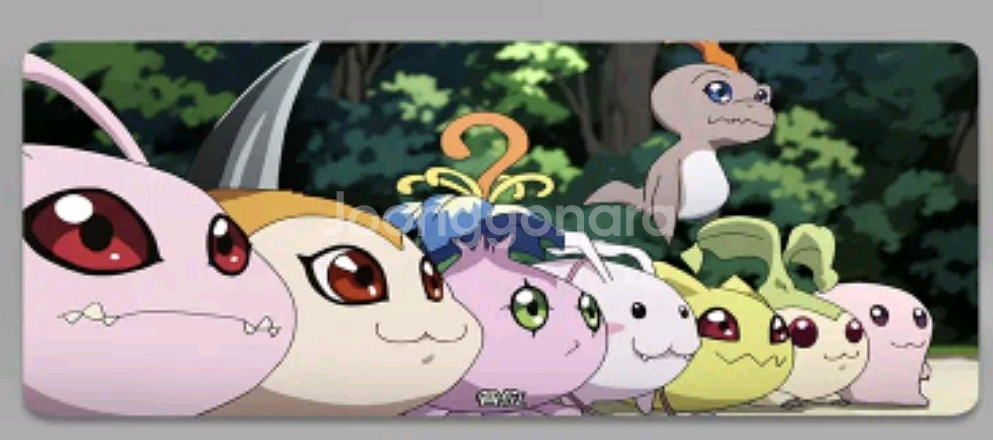 디지몬 대형 게이밍 마우스패드 (미개봉) (새상품)--0