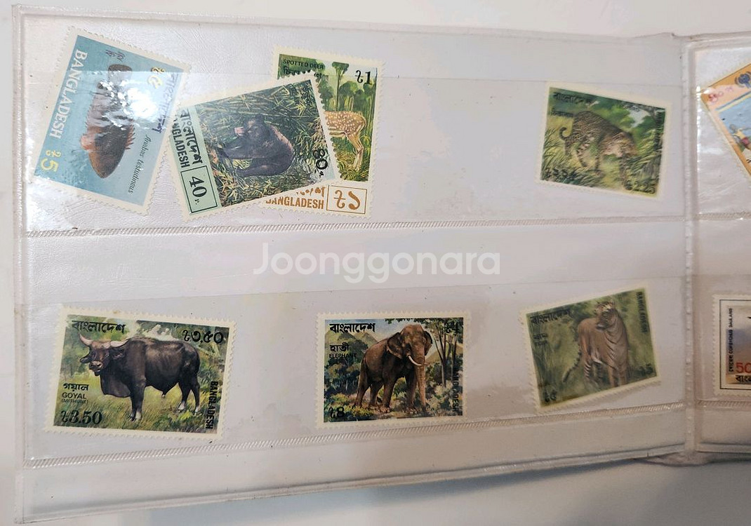 방글라데시 우체국 기념 우표앨범--2