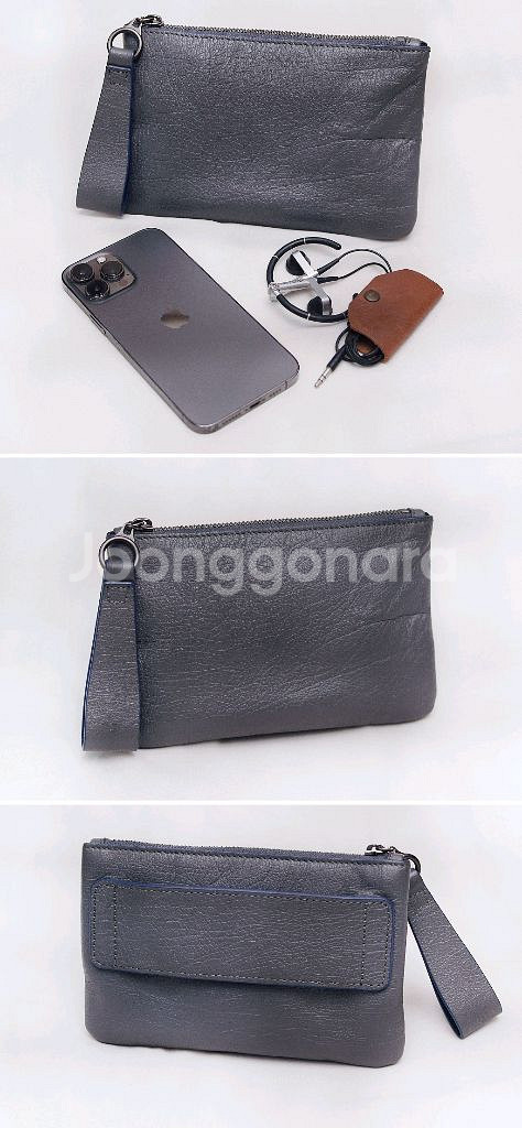 만다리나덕 에트나 그레이 풀그레인 레더 투인원 백팩--7