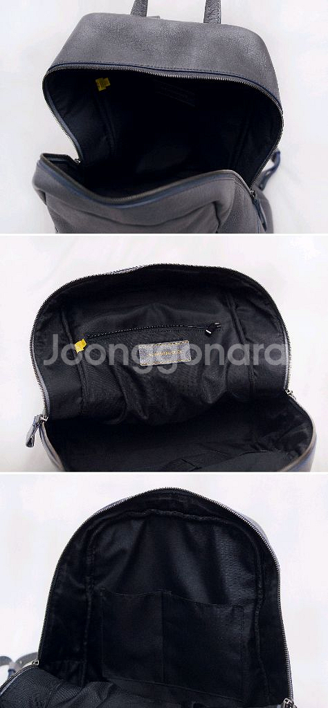 만다리나덕 에트나 그레이 풀그레인 레더 투인원 백팩--8