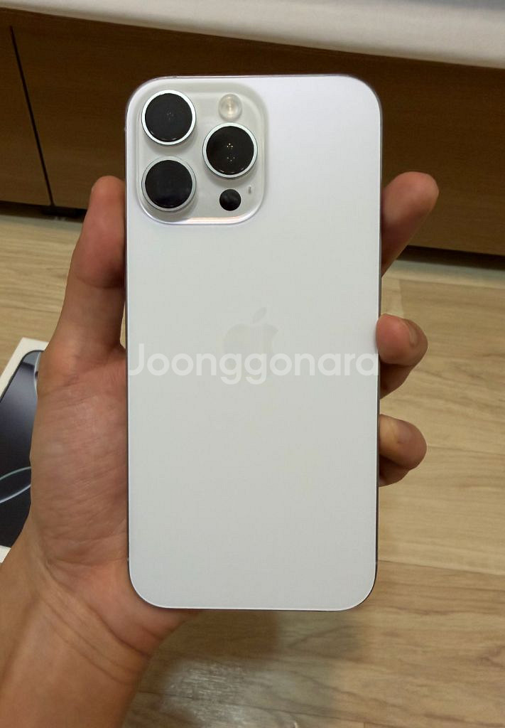 아이폰16 프로맥스 화이트 256GB 배터리수명 100--2