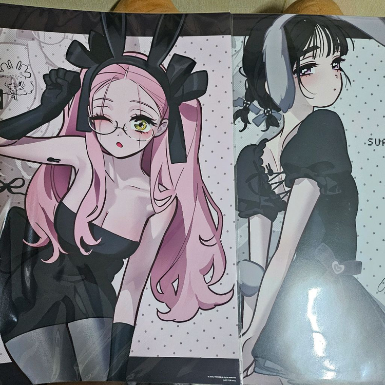 에이스테 바니스테 애니플러스 콜라보 10만원특전 포스터 이미지