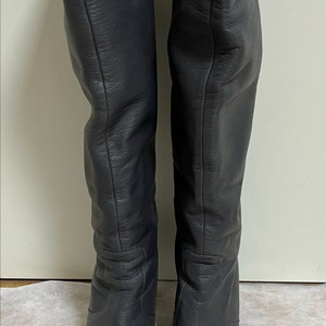 고세 롱 부츠 천연양가죽 차콜 240