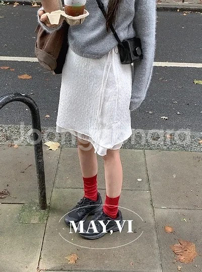 언더비 레이어드 스커트 /리어스 리본빛 더바넷 그로브--0