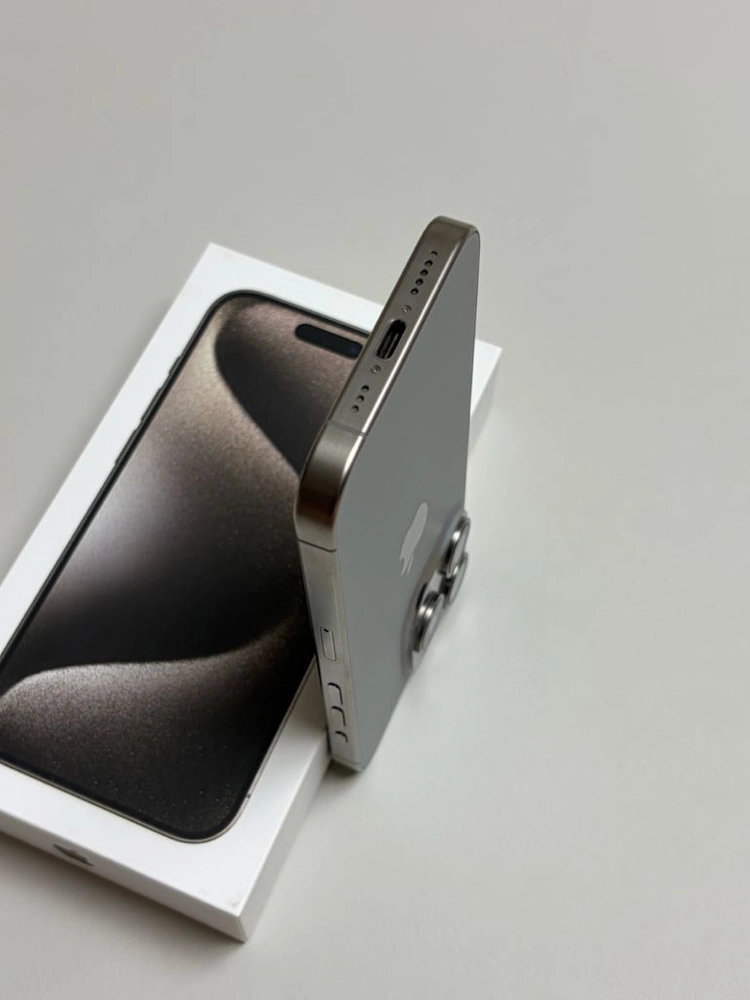 아이폰15 프로 내추럴티타늄 256GB / 애플케어플러 이미지