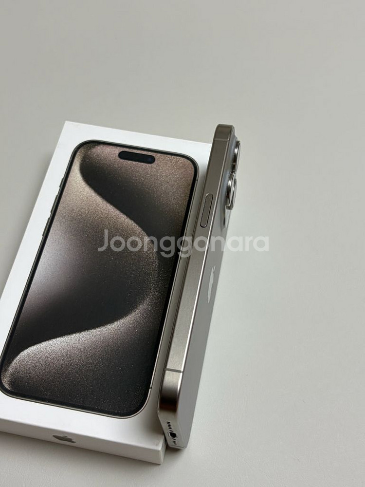 아이폰15 프로 내추럴티타늄 256GB / 애플케어플러--3