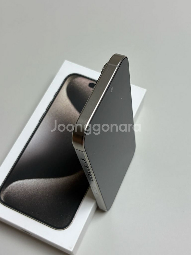 아이폰15 프로 내추럴티타늄 256GB / 애플케어플러--5