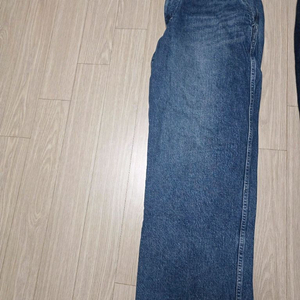 포터리 원워시드 와이드 미드블루 데님 3사이즈 신품급