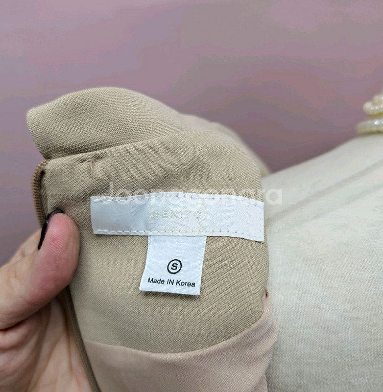 베니토 고퀄 플레어 퍼프 롱원피스--9