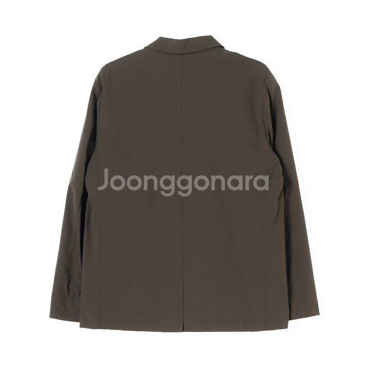 [S]칼하트 카키 로고 포켓 블레이저 싱글브레스티드재킷--3