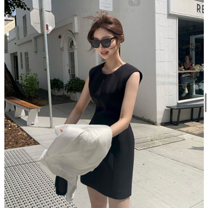 브론 블랙 나시원피스