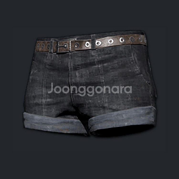배그 스킨코드 네온 데코 반바지--0