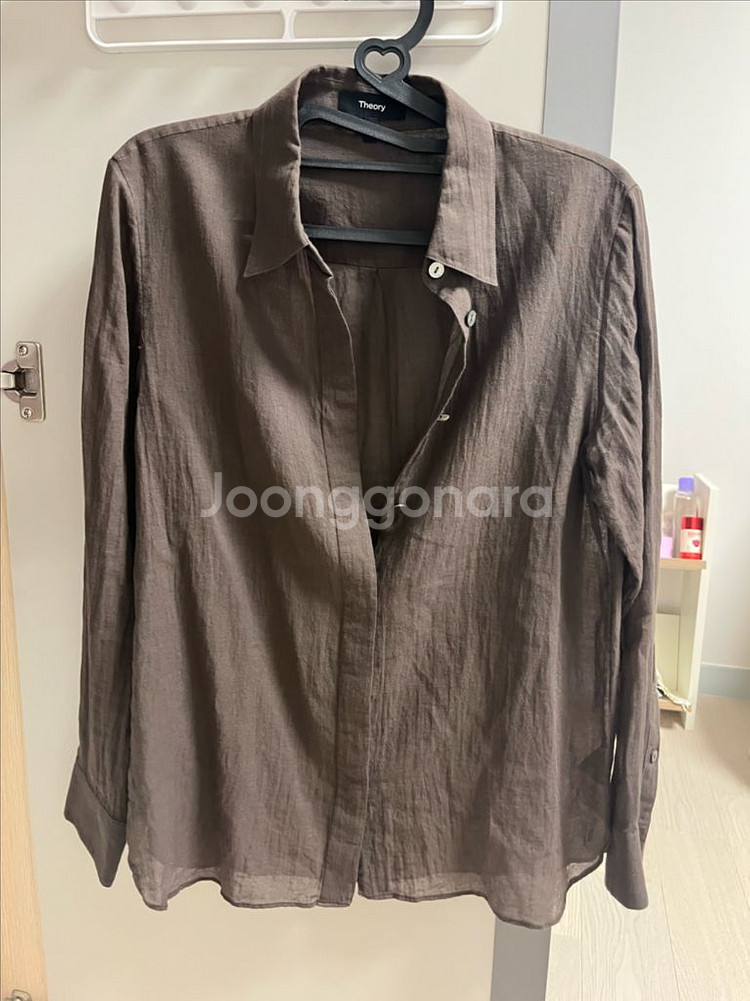 띠어리 100%면 블라우스(P)--0